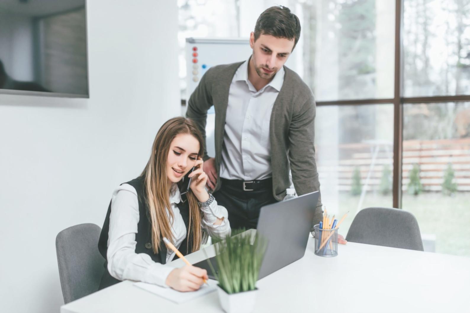 Professional training environment with technology equipment